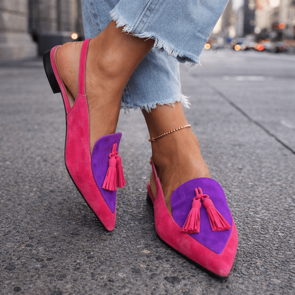 Elly - Sandals with straps and tassels