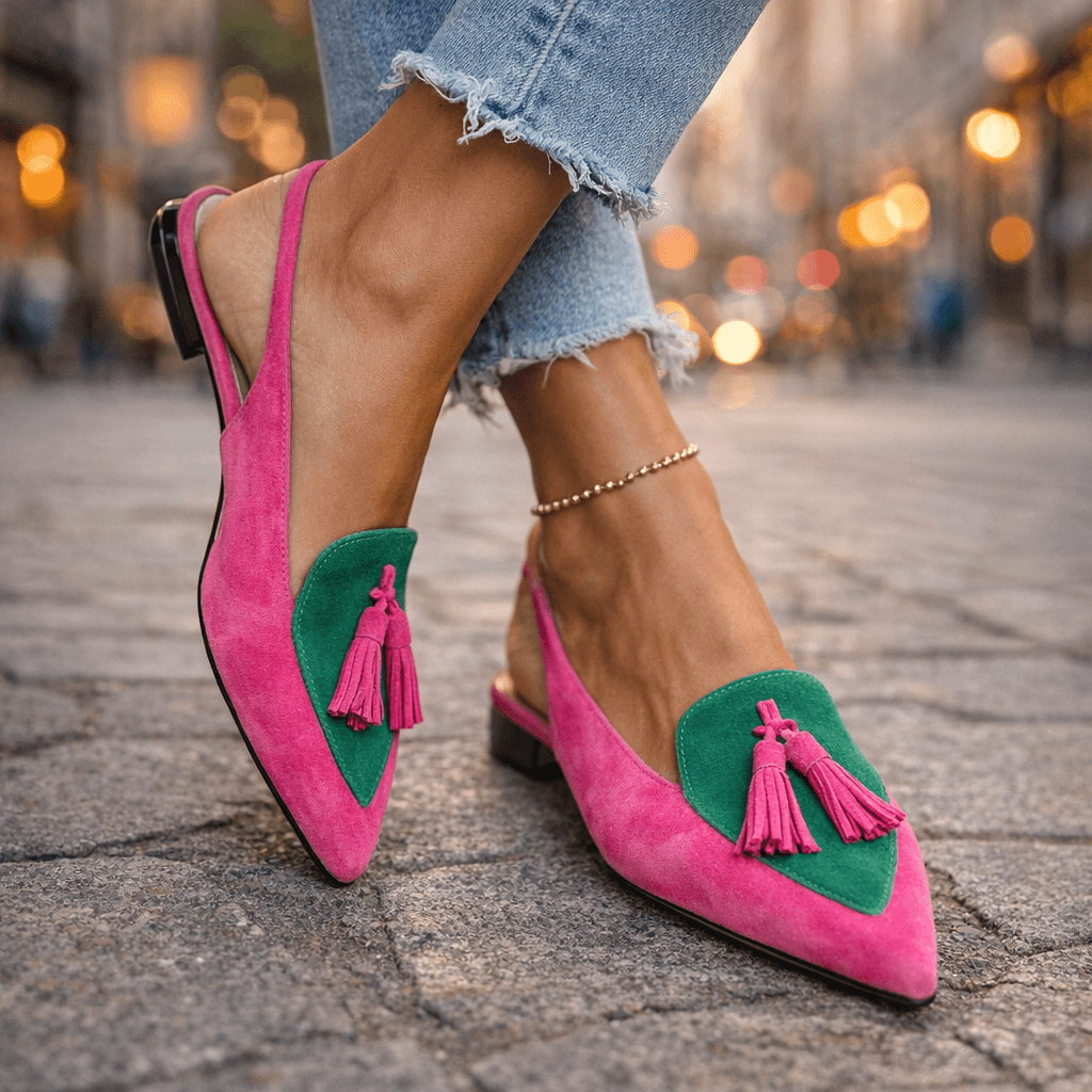 Eliza - Sandals with straps and tassels