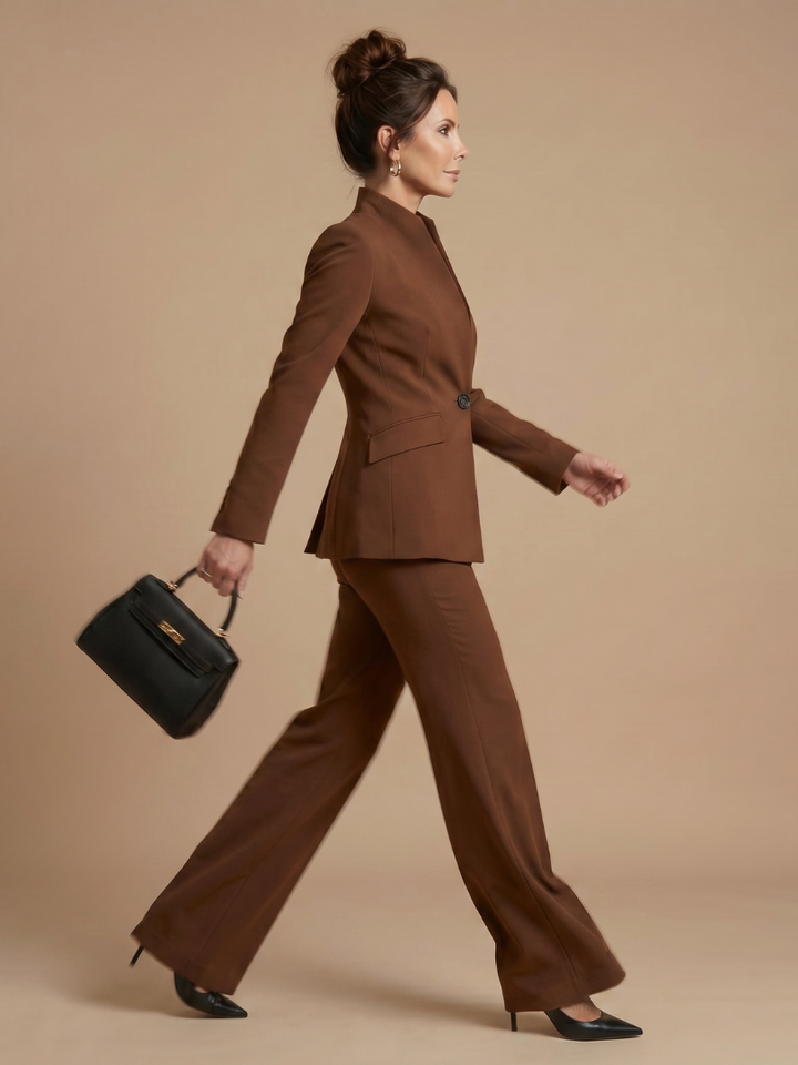 Delta - Structured Stand-Up Collar Custom-Made Suit