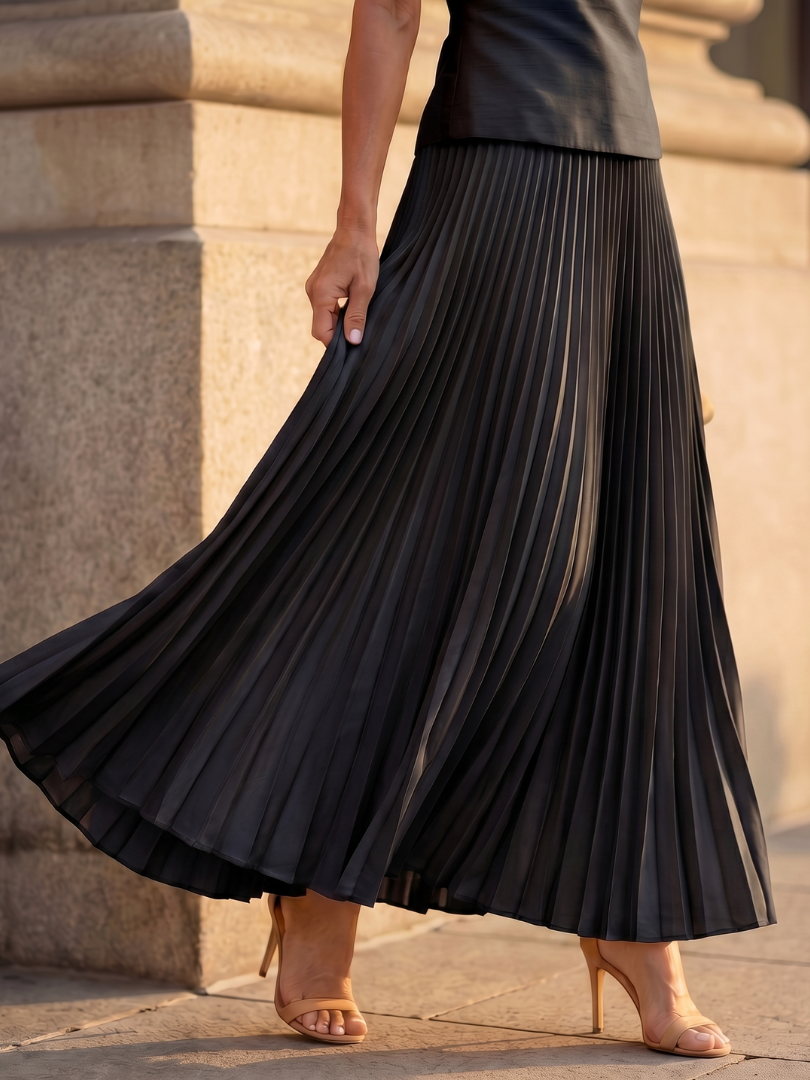 Rhodes - Structured Bodice with Pleated Skirt Set