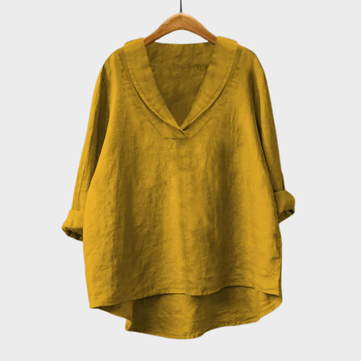 Hortense - Fluid V-Neck Blouse