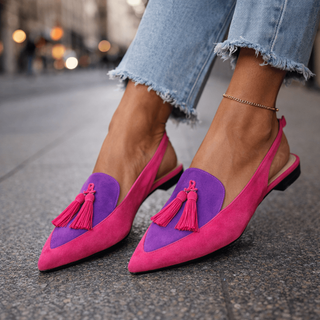Elly - Sandals with straps and tassels
