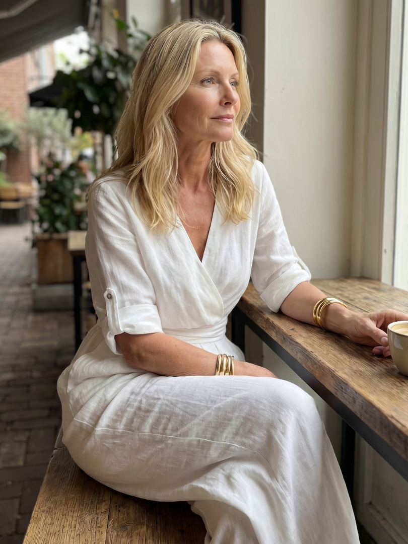 Wanda - Cross Front Wide Leg Jumpsuit