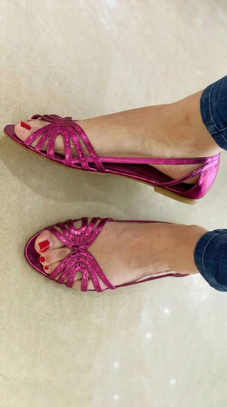 Éléonore - Golden Summer Light Sandals