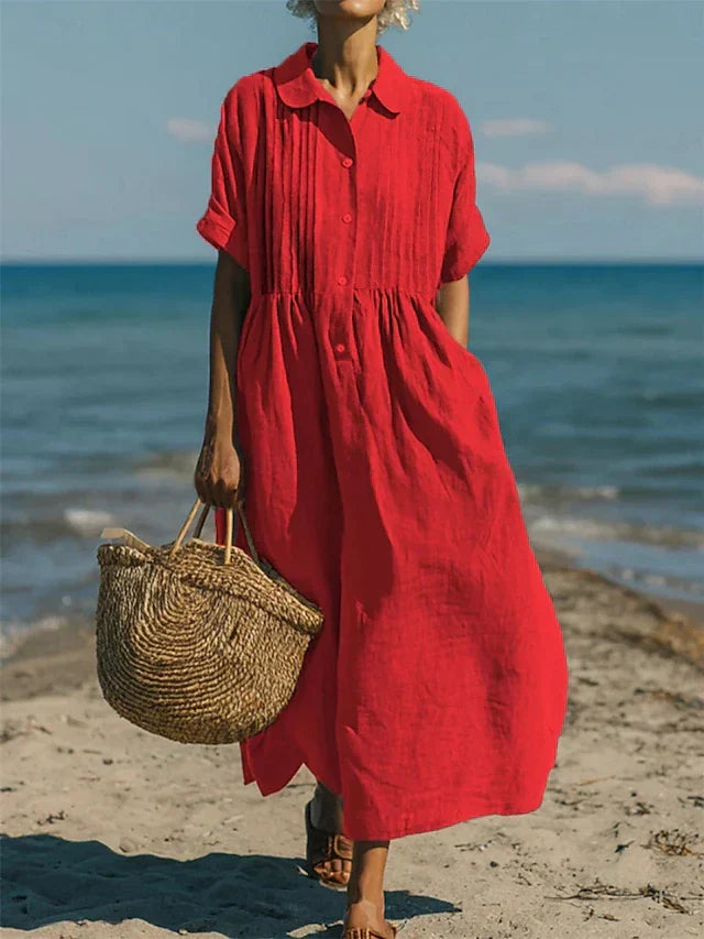 Arianne - Elegant Cotton Dress