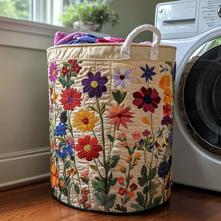 Bloom Bright - Handcrafted Laundry Basket