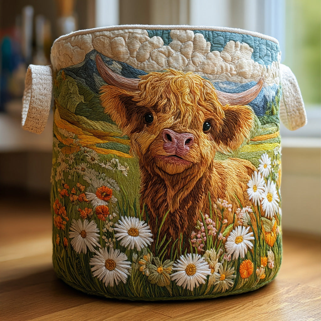 Highland Charm - Handcrafted Laundry Basket