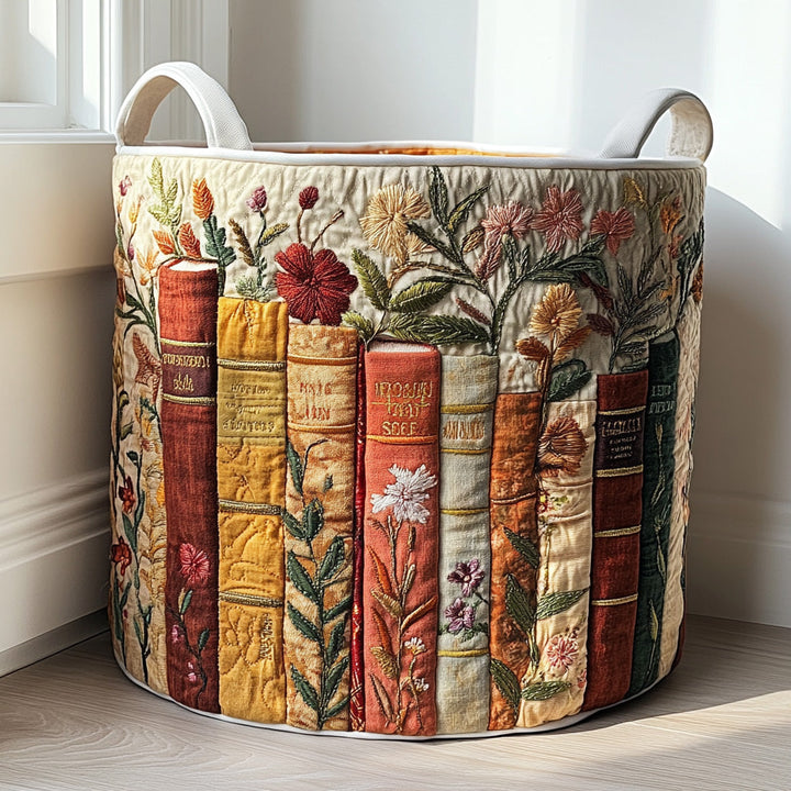 Bookish Garden - Handcrafted Laundry Basket