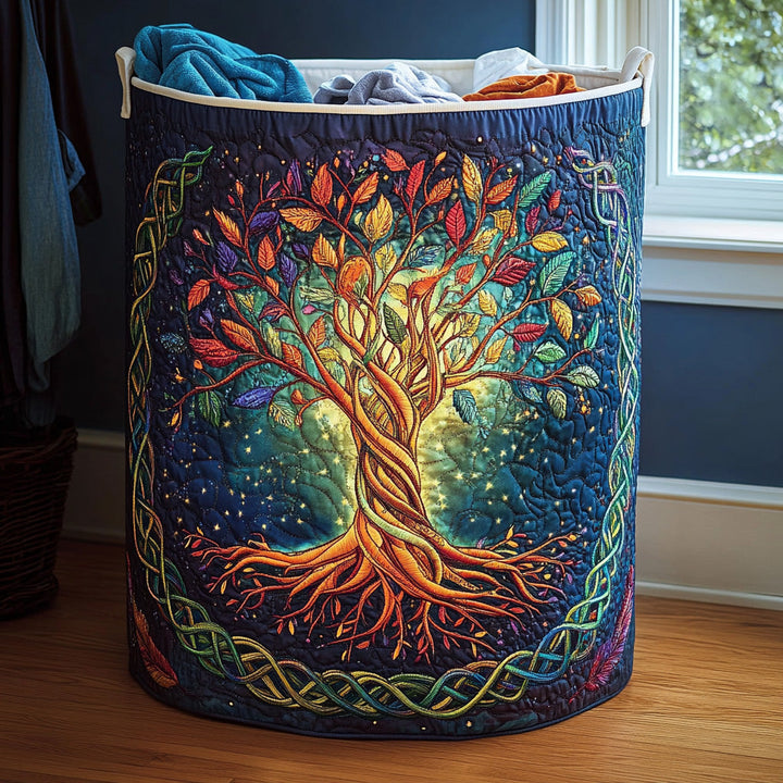 Tree of Life - Handcrafted Laundry Basket