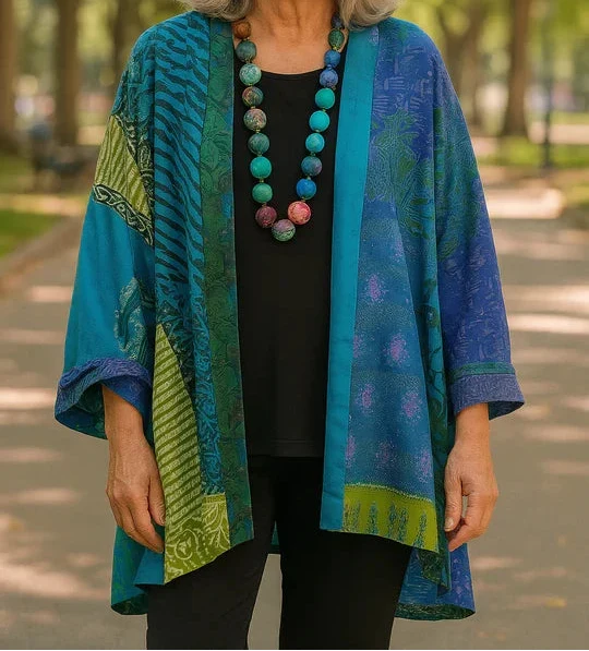 Astrid - Elegant Drape Cardigan