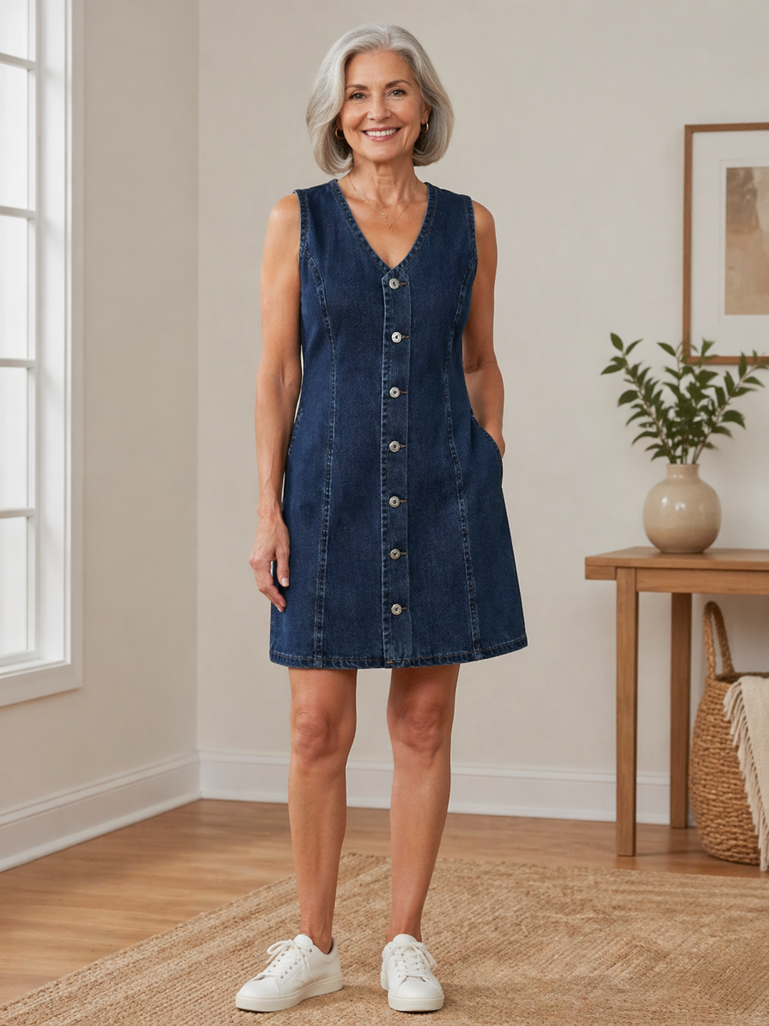 Lila - Denim Mini Dress