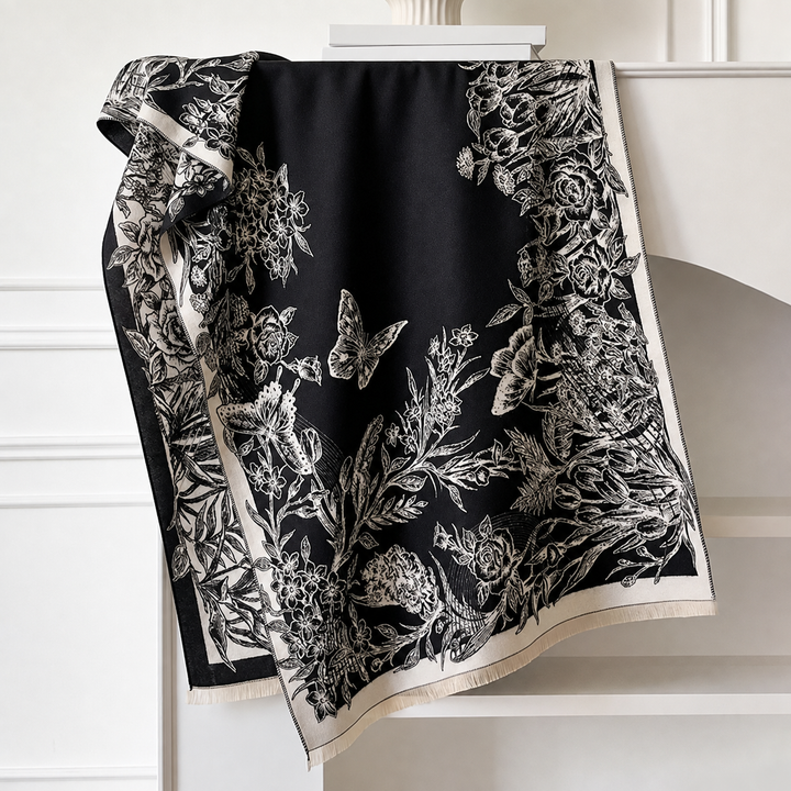 Liora - Floral Shawl