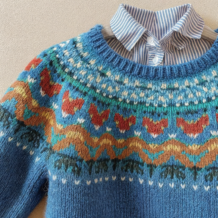 Kaylee - Classic Vintage Knit Sweater