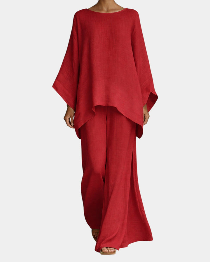Mavie - Flowing set with pants and blouse