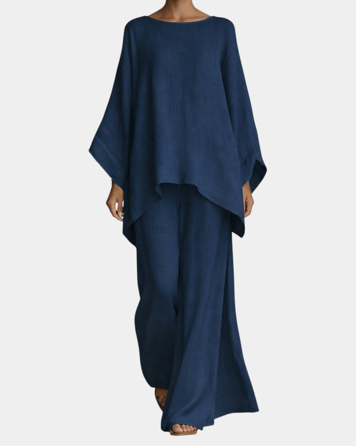 Mavie - Flowing set with pants and blouse
