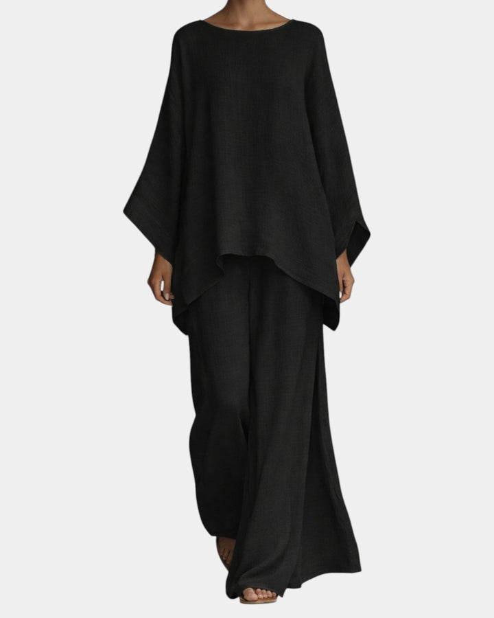 Mavie - Flowing set with pants and blouse