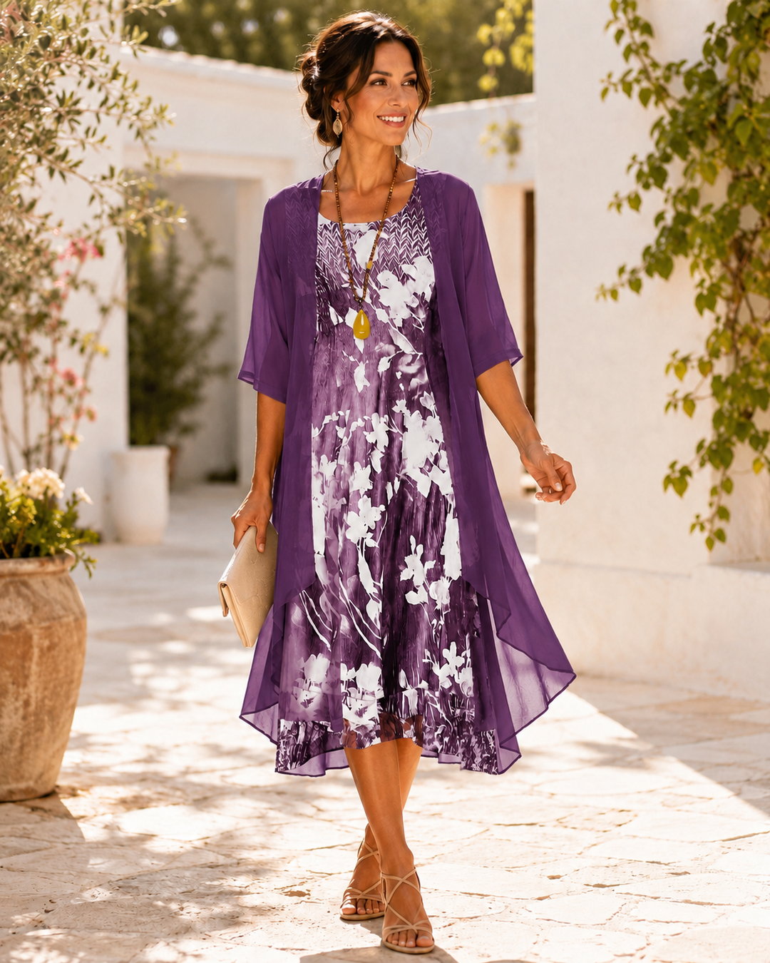 Olivia - Women Breezy Two Layer Dress