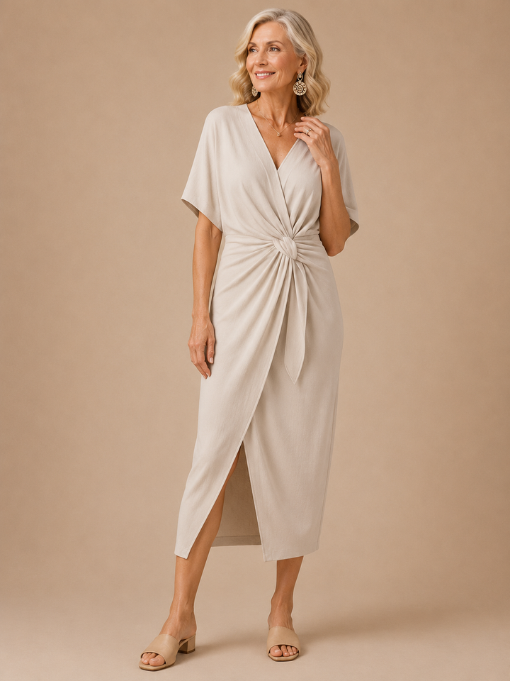 Sarah - Elegant Midi Dress