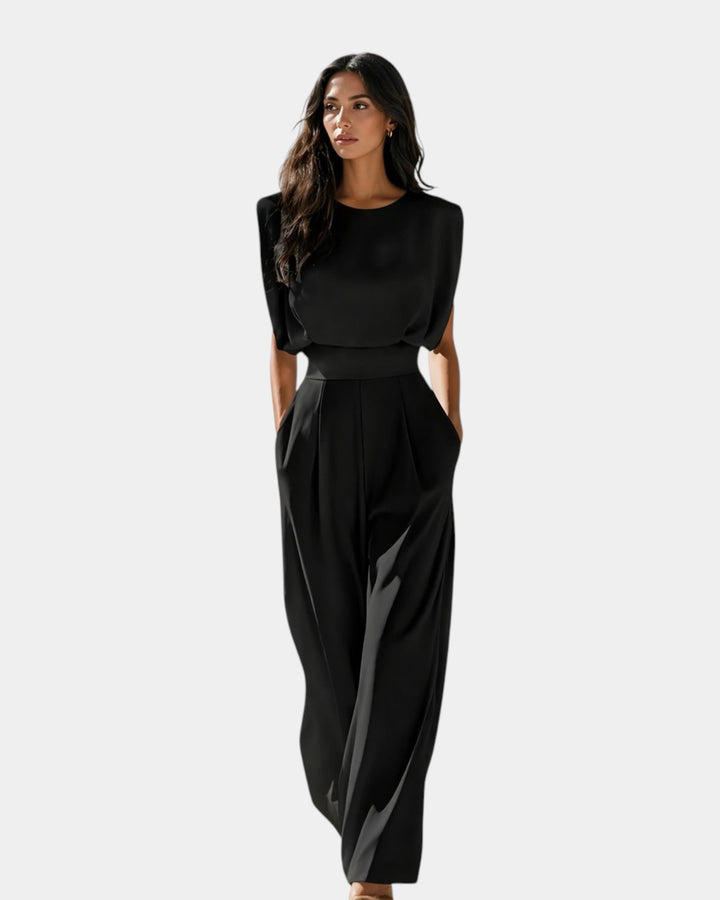 Aymeline - Elegant jumpsuit with belt