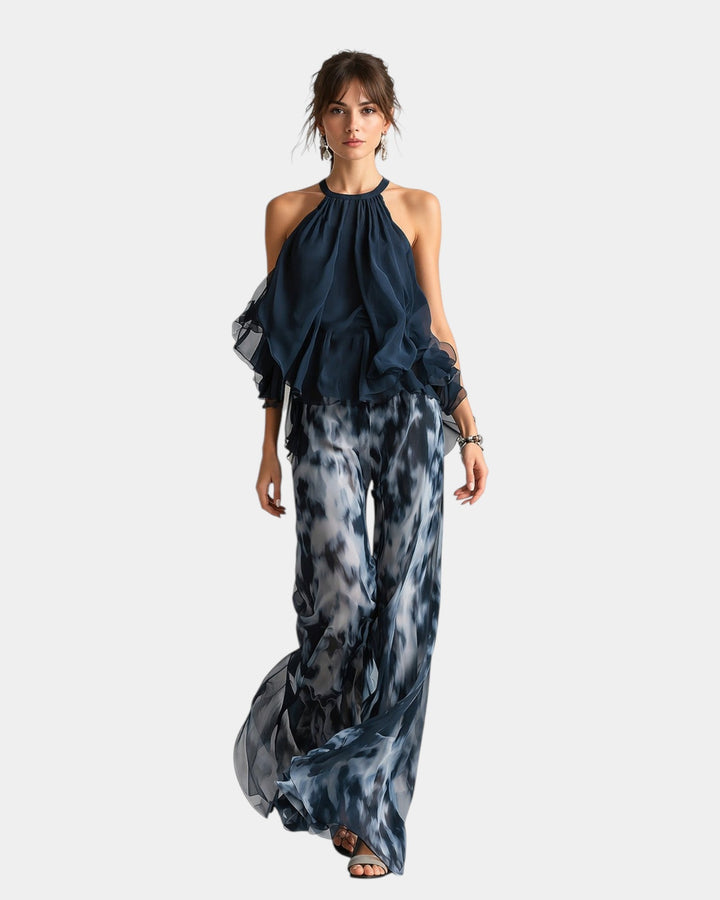 Magali - Elegant set with pants and blouse