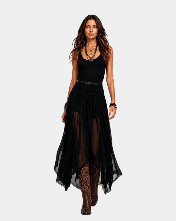 Talia - Set blouse with pants and skirt