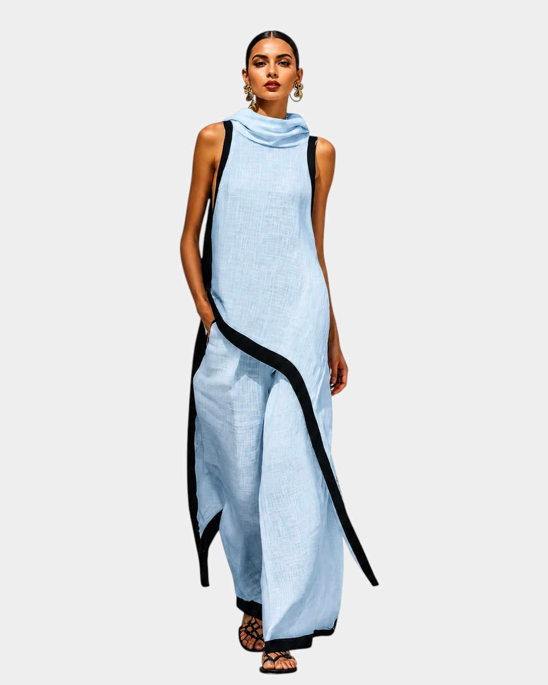 Nicaise - Elegant set of pants and blouse