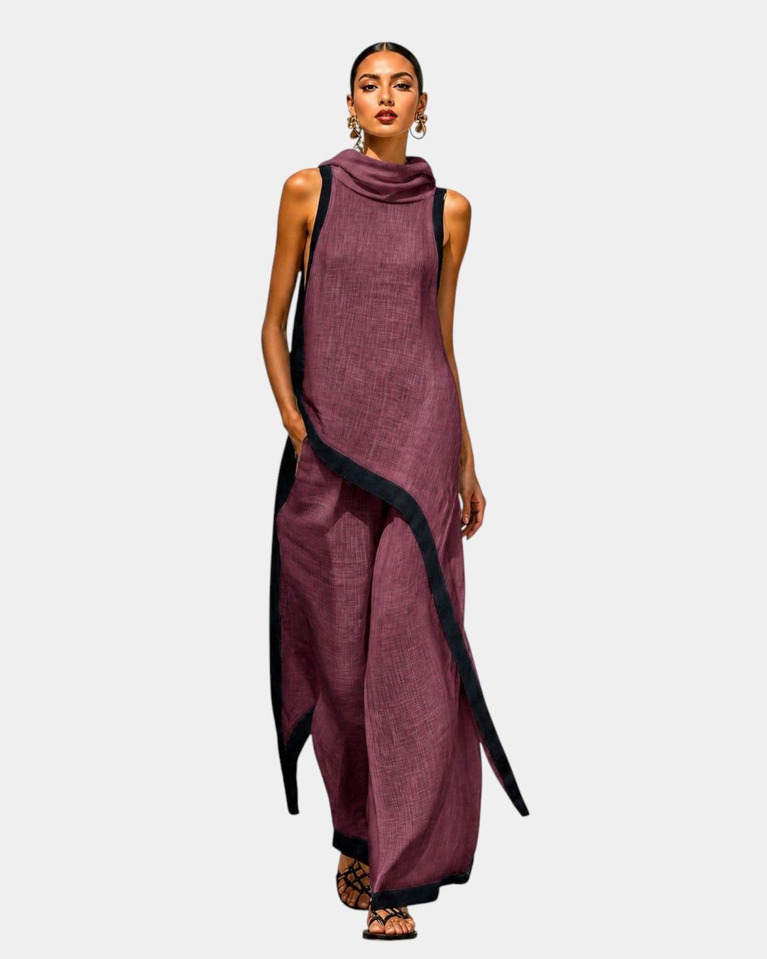 Nicaise - Elegant set of pants and blouse