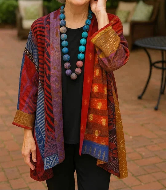 Astrid - Elegant Drape Cardigan