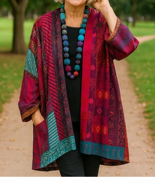 Astrid - Elegant Drape Cardigan