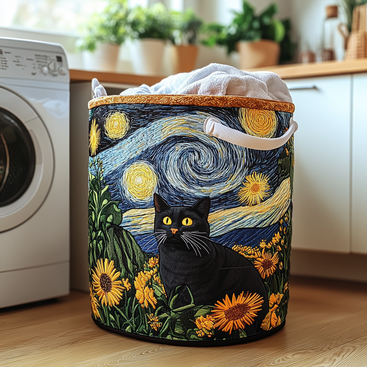 Clever Cat - Handcrafted Laundry Basket
