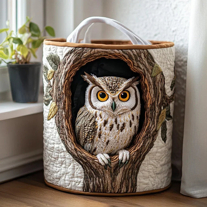 Owl - Handcrafted Laundry Basket