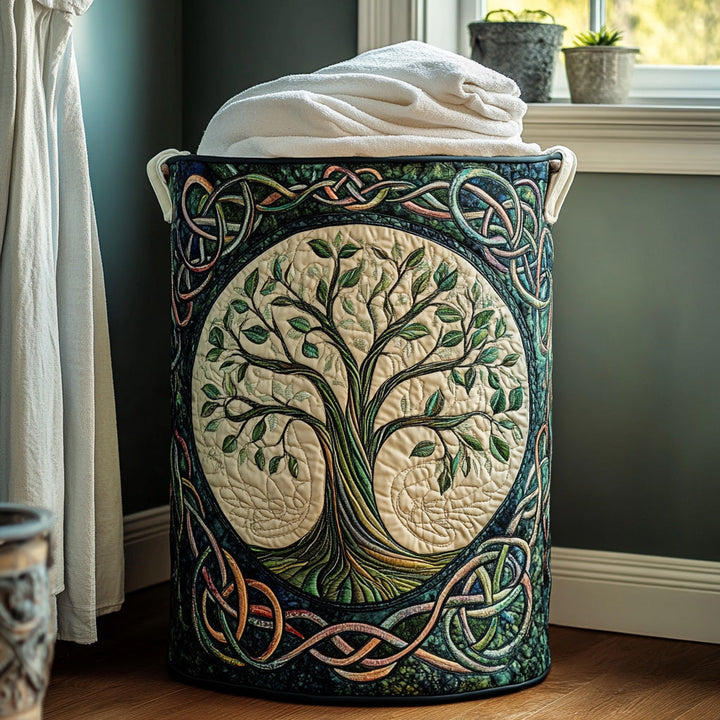 Tree of Life - Handcrafted Laundry Basket