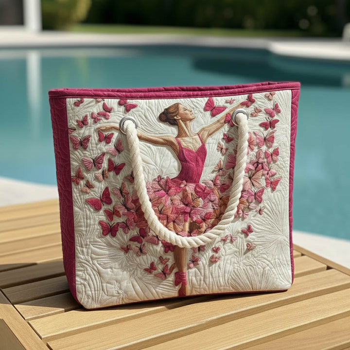 Quilted Beach Bag Ballerina