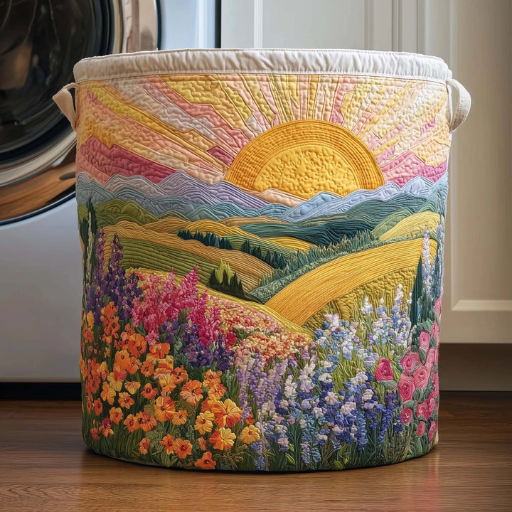 Nature & Sunrise - Handcrafted Laundry Basket