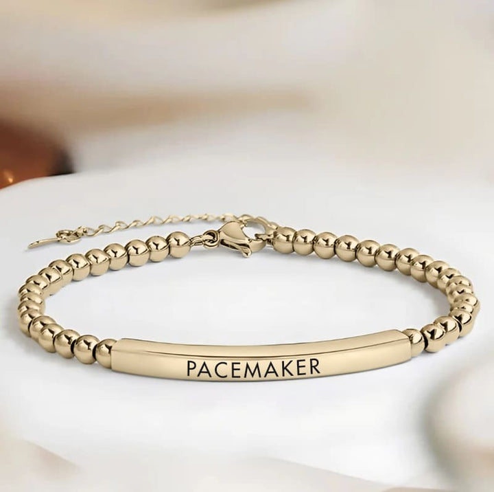 Women's Slim Pacemaker Medical Alert Bracelet