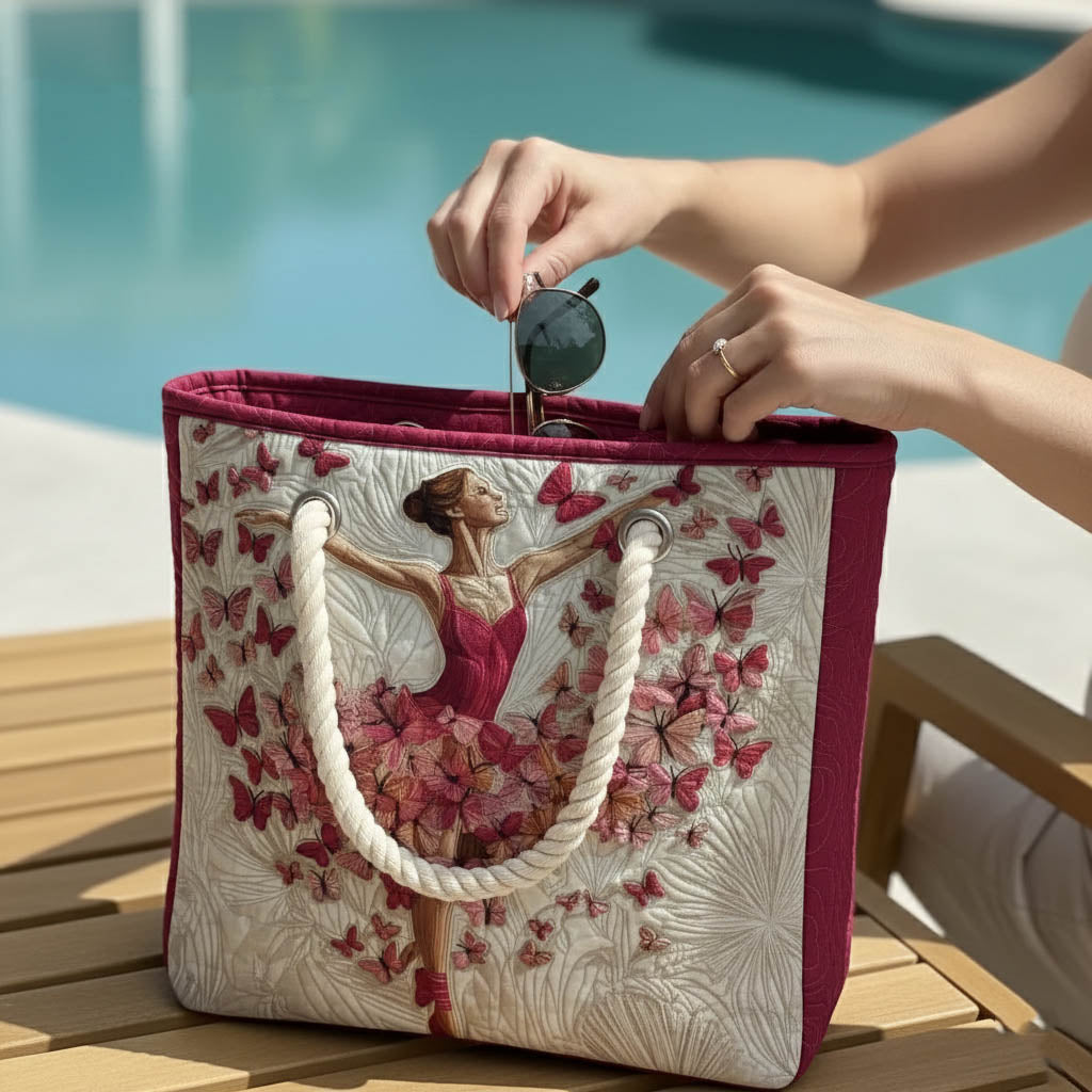 Quilted Beach Bag Ballerina