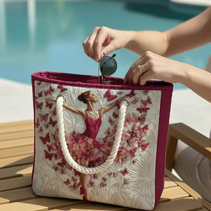 Quilted Beach Bag Ballerina
