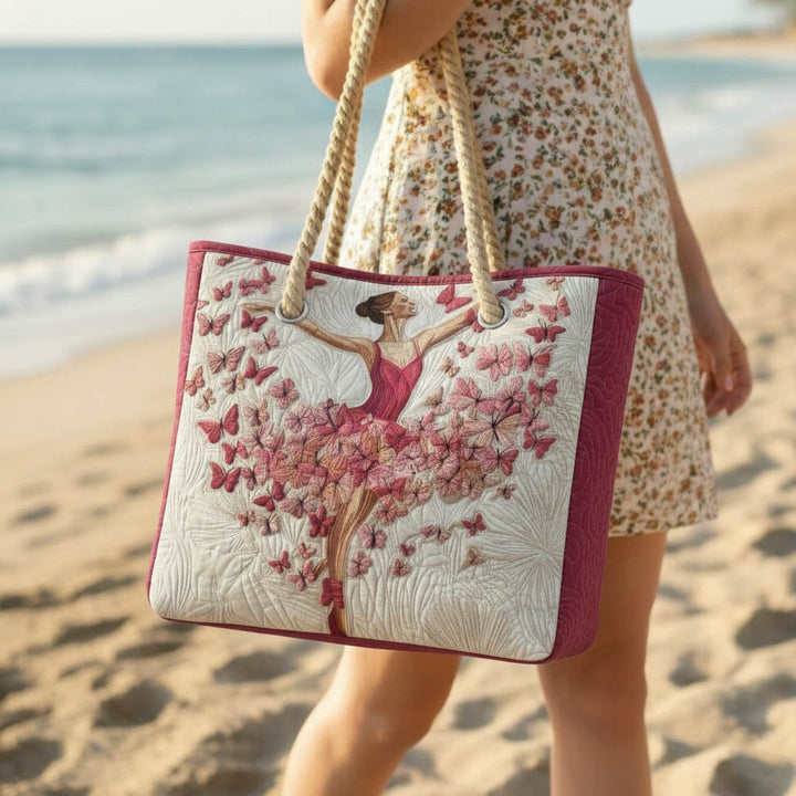 Quilted Beach Bag Ballerina