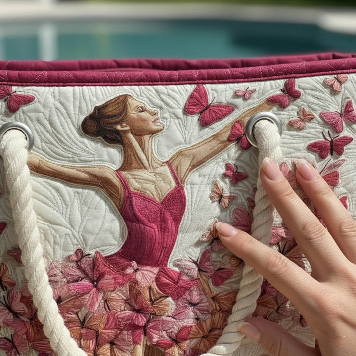 Quilted Beach Bag Ballerina