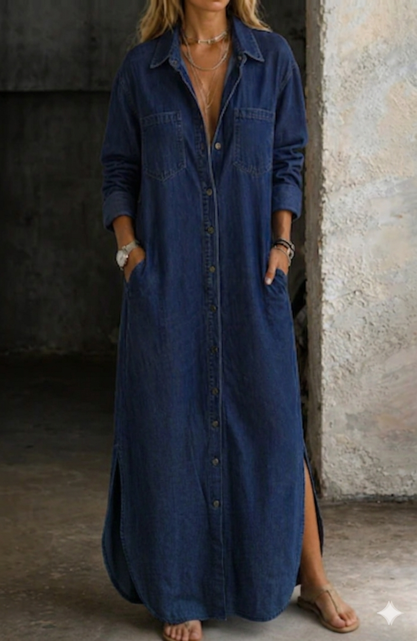 Delana - Button Dress