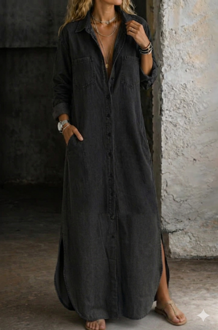 Delana - Button Dress