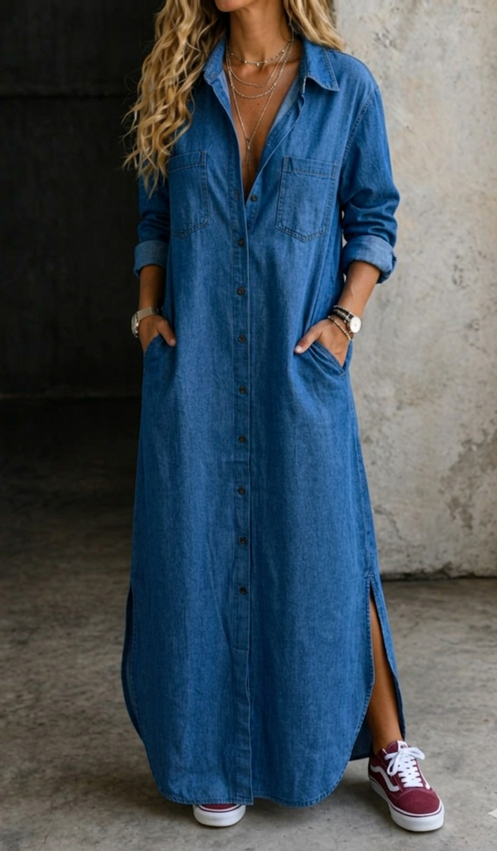 Delana - Button Dress