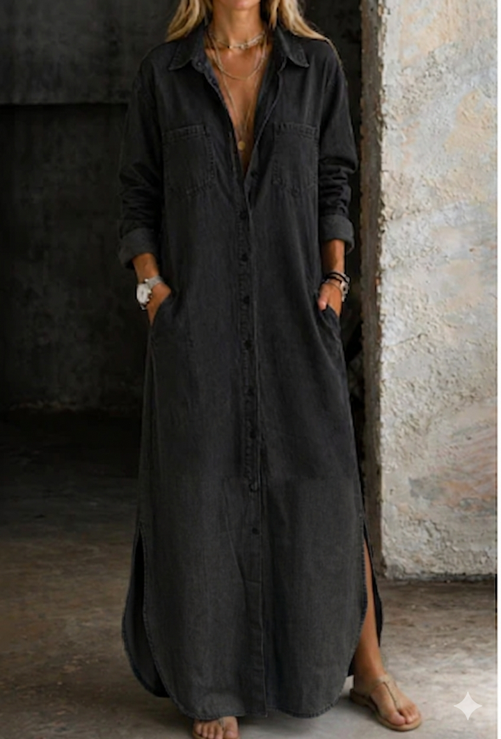 Delana - Button Dress
