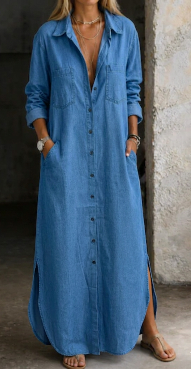 Delana - Button Dress