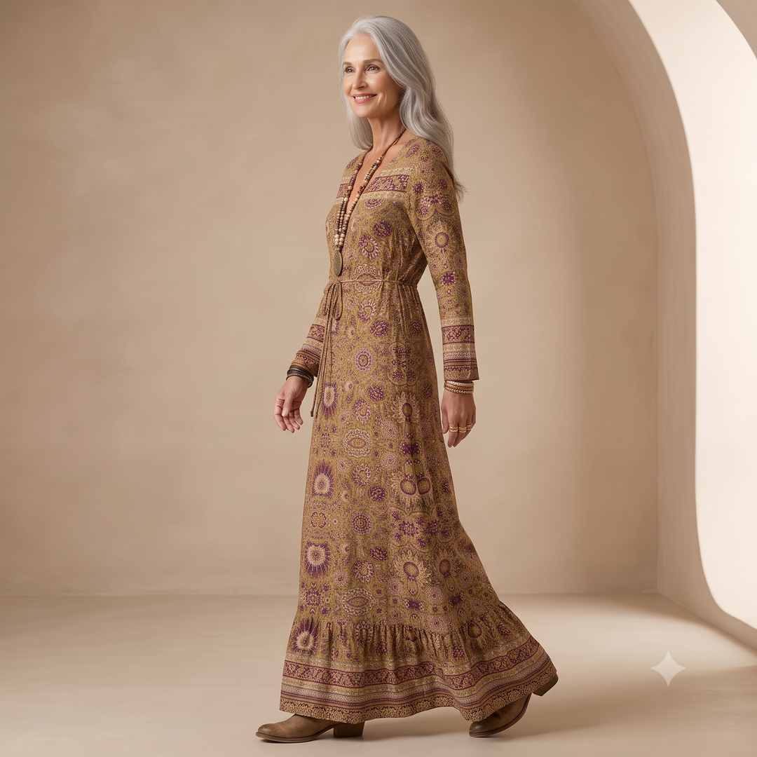 Nicole - Relaxed Bohemian Style Dress