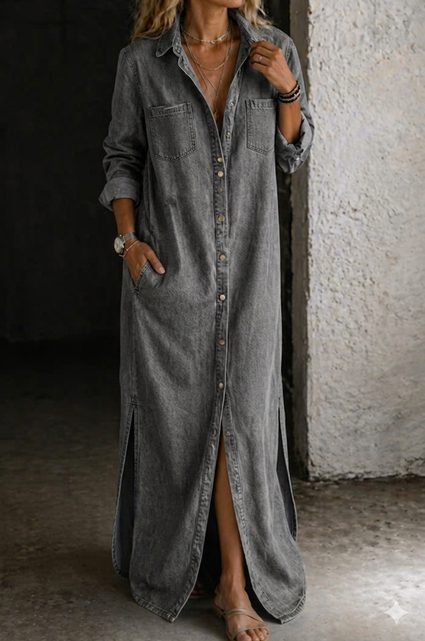 Delana - Button Dress