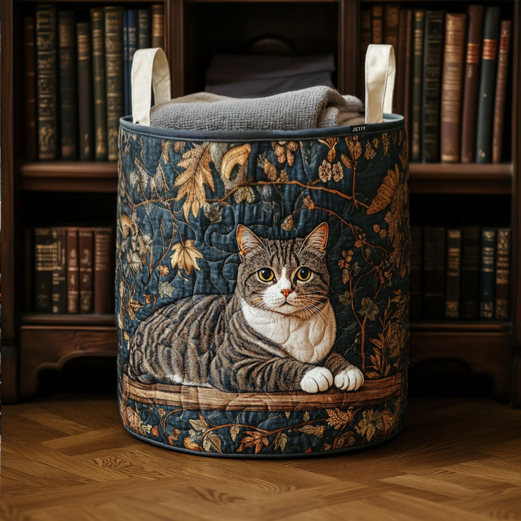 Cat - Handcrafted Laundry Basket