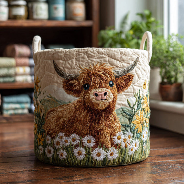 Highland Charm - Handcrafted Laundry Basket