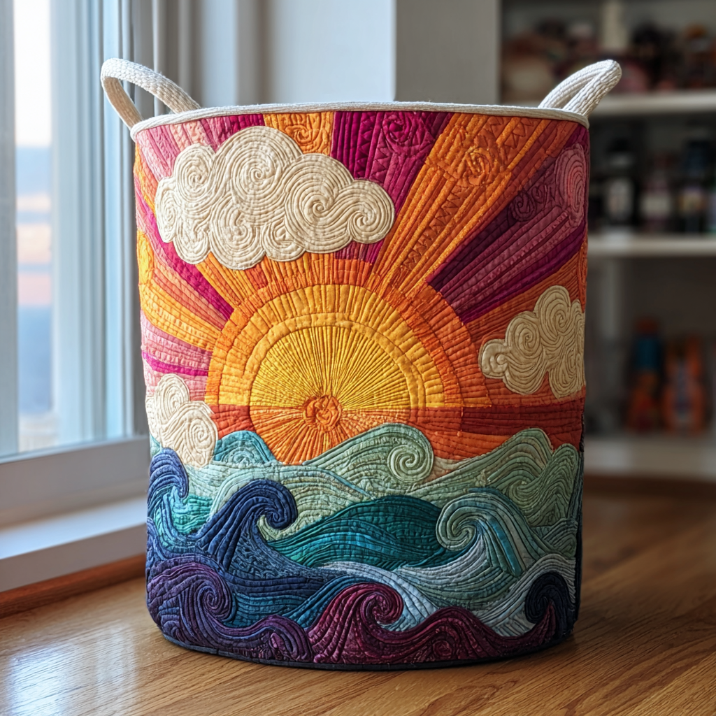 Sunshine - Handcrafted Laundry Basket