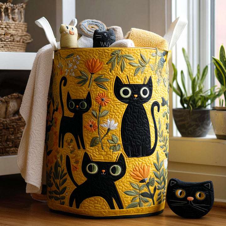Cat - Handcrafted Laundry Basket